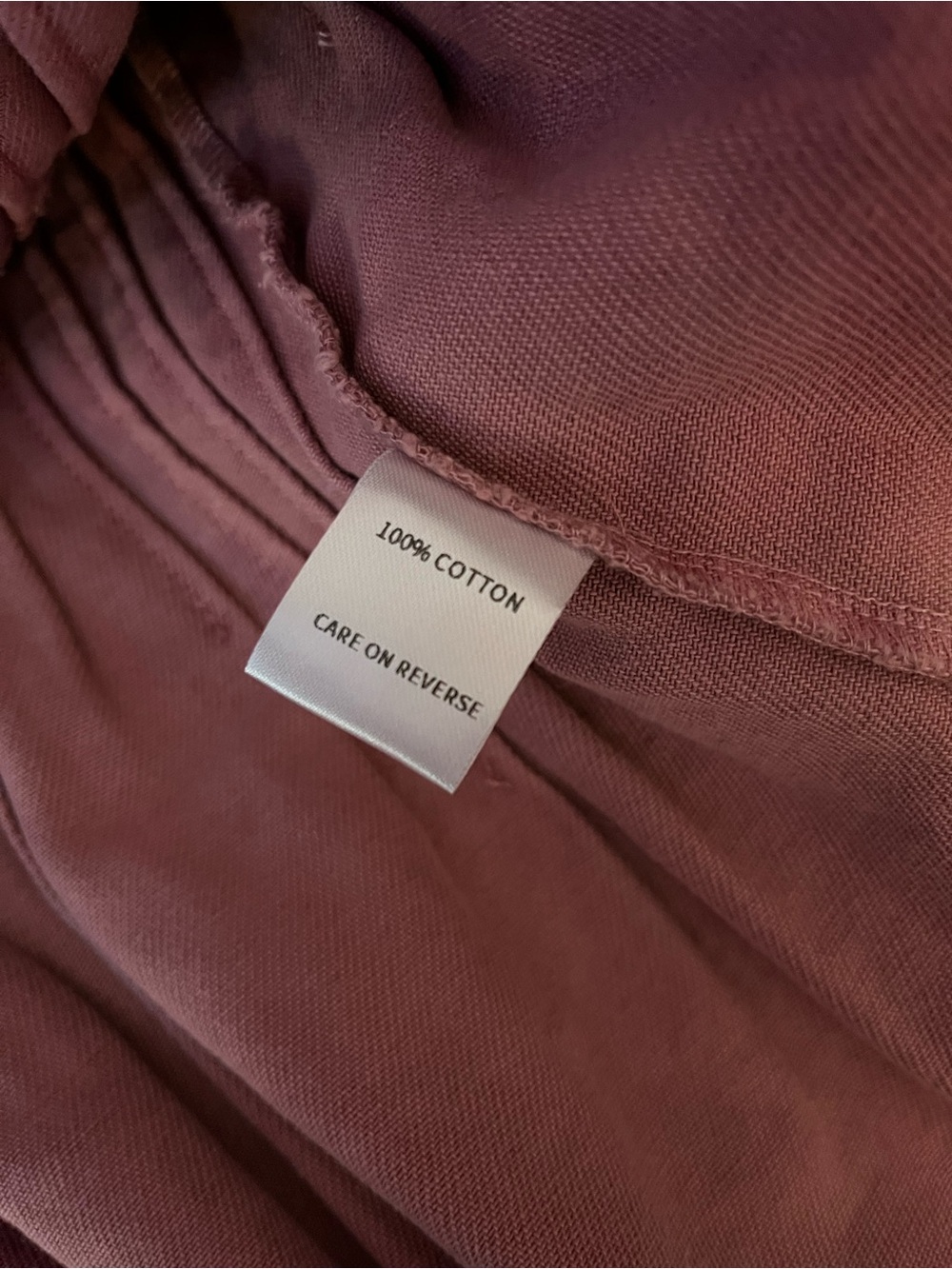 Adore Dusty Rose Cotton Herringbone Pleated Peplum Jacket XL - Picture 5 of 5